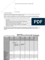 Programación Anual Del Área de Comunicación 