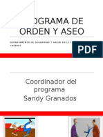 Programa de Orden y Aseo