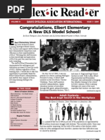 Download The Dyslexic Reader 2009 - Issue 51 by Davis Dyslexia Association International SN34487903 doc pdf