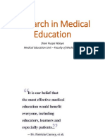 Research in Medical Education