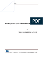 Whitepaper on Cyber Cafe Surveillance