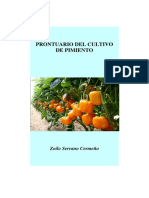 Prontuario Del Cultivo de Pimiento