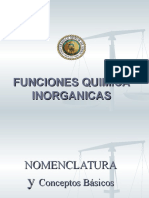 Funciones químicas inorgánicas