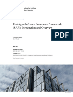 Prototype Software Assurance Framework (SAF)