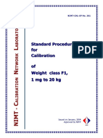 CP No.301-Weight Class F1 (1mg to 20 Kg)