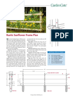 Rustic Sunflower Frame Plan: Illustration 1