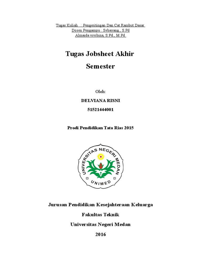 Tugas Akhhir Pengeritingan Cat Rammbut Dasar Tugas Akhhir Pengeritingan Cat Rammbut Dasar