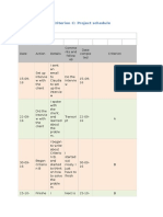 Crit C Project Schedule