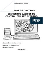 Sistemas de Control Lazo Cerrado