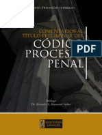 Comentarios Al Titulo Preliminar Del Codigo Procesal Penal