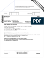 0580 s12 QP 11 PDF