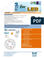 BuLED-50E-LUN LED Light Accessory To Replace MR16 Fitting For Luminus Modulars