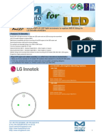 BuLED-50F-LG LED Light Accessory To Replace MR16 Fitting For LG Innotek Modulars