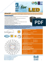 EtraLED-BRI-13080 Bridgelux Modular Passive Star LED Heat Sink Φ130mm