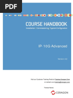 Ceragon IP10G Advanced Course Handbook V4 2 PDF