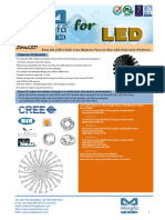 EtraLED-CRE-13020 Cree Modular Passive Star LED Heat Sink Φ130mm