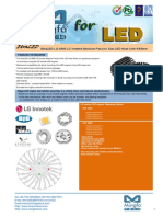 EtraLED-LG-8580 LG Innotek Modular Passive Star LED Heat Sink Φ85mm