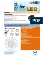 EtraLED-LG-11050 LG Innotek Modular Passive Star LED Heat Sink Φ110mm