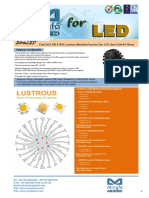 EtraLED-LUS-11020 for Lustrous Modular Passive Star LED Heat Sink Φ110mm