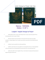 Teks Prosedur Mengurus Paspor Dan Visa