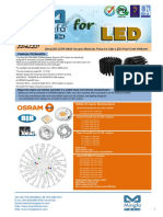 EtraLED-OSR-9650 Osram Modular Passive Star LED Heat Sink Φ96mm