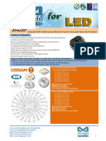 EtraLED-OSR-13080 Osram Modular Passive Star LED Heat Sink Φ130mm