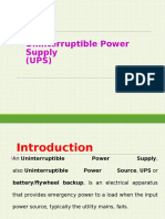 Uninterruptible Power Supply (UPS)