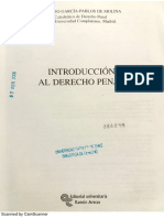 García - Pablos de Molina Introduccion Derecho Penal