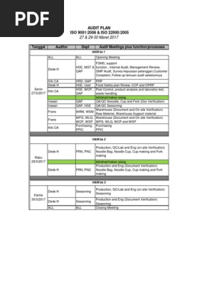Audit Plan