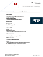 Direito Constitucional: Federalismo, Competências e Poder Legislativo