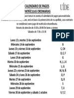 Calendario Alfabético Matrículas Oct-Feb 2017