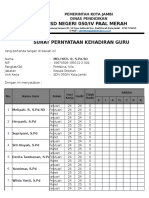 Surat Pernyataan Absensi Sertifikasi