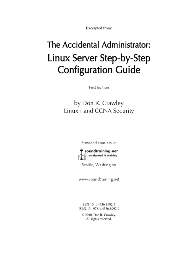 Linux Server Step-by-Step Configuration Guide: The Accidental ...