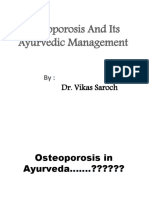 Osteoprosis and its ayurvedic managment