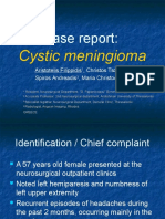 Case Report:: Cystic Meningioma