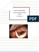 Vocal Cord Paralysis