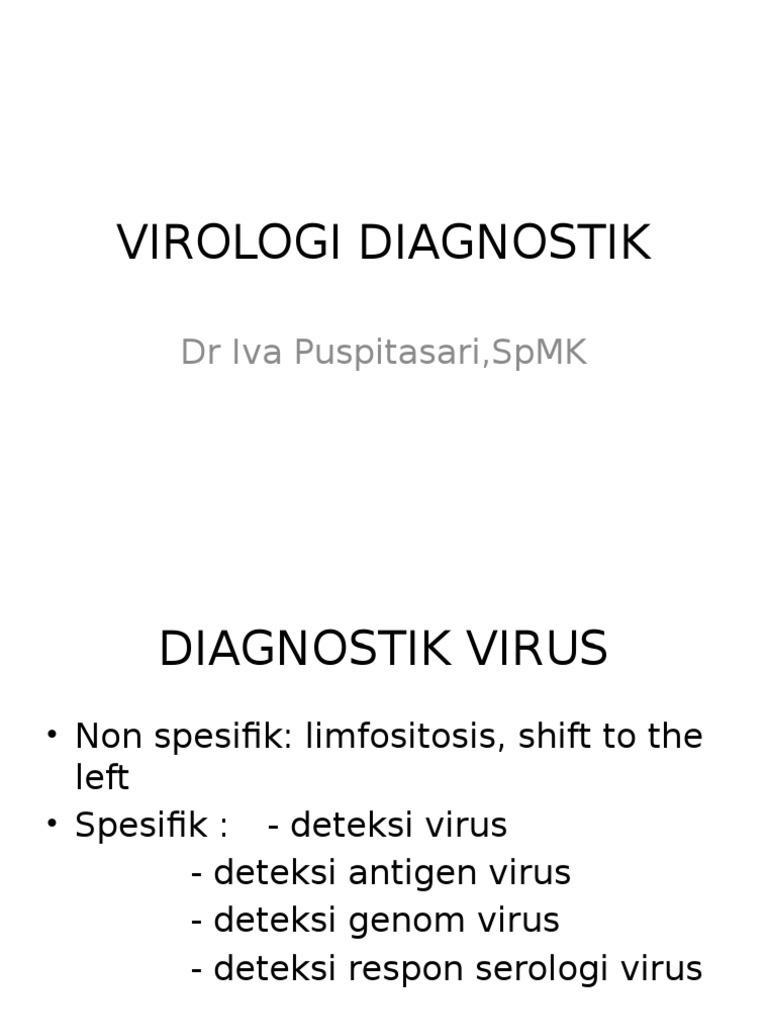 Virologi Diagnostik PDF