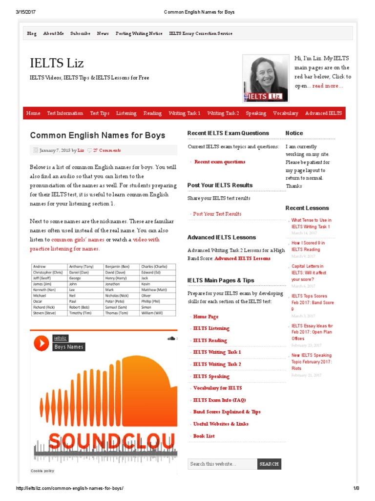 Common 2024 english names