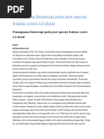 Download Penanganan Fisioterapi Pada Post Operasi Fraktur Cruris 1 by Aliem Punya Rinvor SN344951942 doc pdf