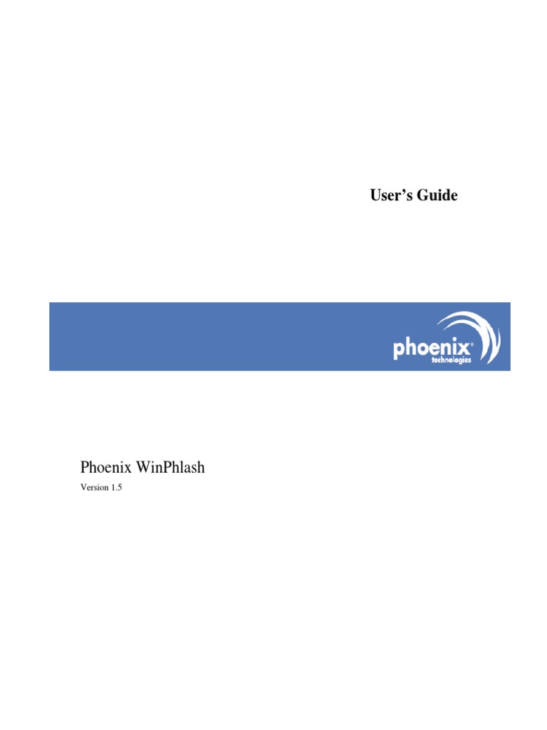 Winphlash User Guide PDF | PDF | Bios | Microsoft Windows