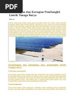 Download Keuntungan Dan Kerugian Pembangkit Listrik Tenaga Surya by Esti Loisa SN344952007 doc pdf