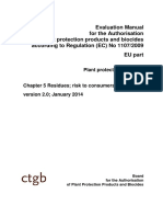 Evaluation Manual Plant Protection Products Eu 5 Risk Consumers Version 2 2014
