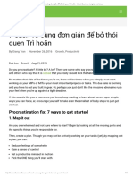 7 Cách Vô Cùng Đơn Giản Để Bỏ Thói Quen Trì Hoãn - Small Business Insights and Ideas