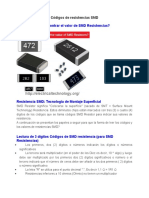 Códigos de Resistencias SMD