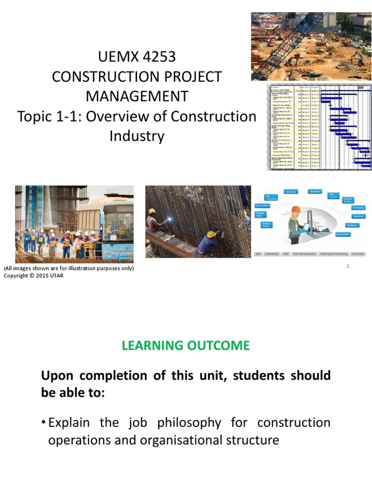 Overview of Construction Industry Insights | PDF | Project Management ...