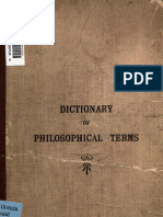 A Dictionary of Philosophical Terms - Chiefly From The Japanese (1913)