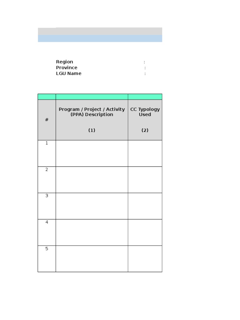 03 Template - CCET QAR Form | PDF