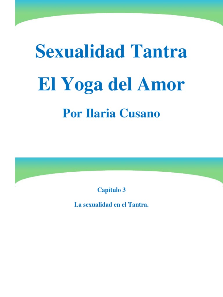Sexualidad en el Tantra: El Amor Sagrado | PDF | Tantra | Amor