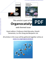 ChemComm Organocatalysis a Web Collection