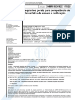 NBR ISO 17025 - 2001 - Requisitos gerais para competencia.pdf